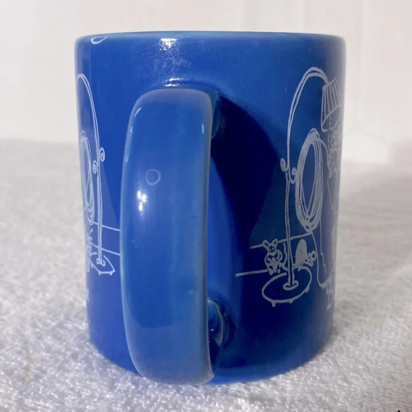 Vintage Blue Blessed Are The Knitters For They Shall Keep You In Stitches Mug - Picture 5 of 11